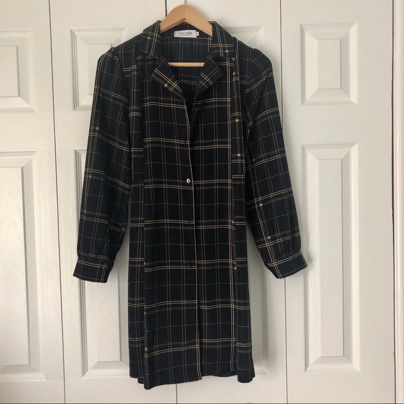 HAZ Studio - Yesstyle Plaid Shirt Dress - Picture 6 of 14